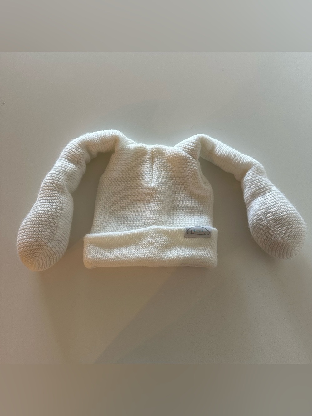 Sanrio Bioworld Cinnamoroll Figural Ears Knit White Beanie Kawaii